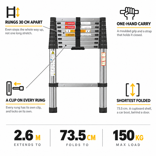 2.6m Telescopic Ladder